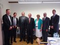 PSt Dr. Max Stadler besuchte am 14.09.2011 die Aussenstelle des Deutschen Patentamts in Hauzenberg und lobte die hohe Qualität der dort geleisteten Arbeit.