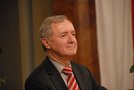 Ein Schnappschuss von PSt Dr. Max Stadler während des Deutsch-Tschechischen Gesprächsforums.