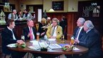 Sonntags-Stammtisch mit Dr. Max Stadler, Harald Schmidt, Professor Wolfgang Heckel, Dieter Hanitzsch und Helmut Markwort