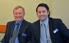 ''Bad Füssinger Gespräche im April'' Interessierte Gäste und Diskussionsteilnehmer der Gesundheits- und Informations-Veranstaltung im Johannesbad, die Staatssekretäre Dr. Max Stadler und Dr. Andreas Scheuer.